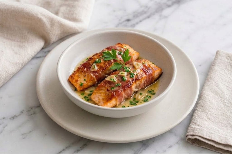 Salmon à la Navarraise