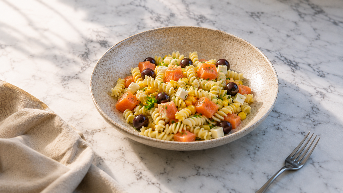 Smoked Salmon Pasta Salad