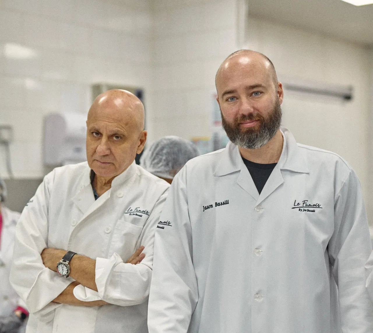 Jason Bassili, CEO of Le Fumoir, discussing the brand’s premium smoked salmon and traditional hand-slicing process.
