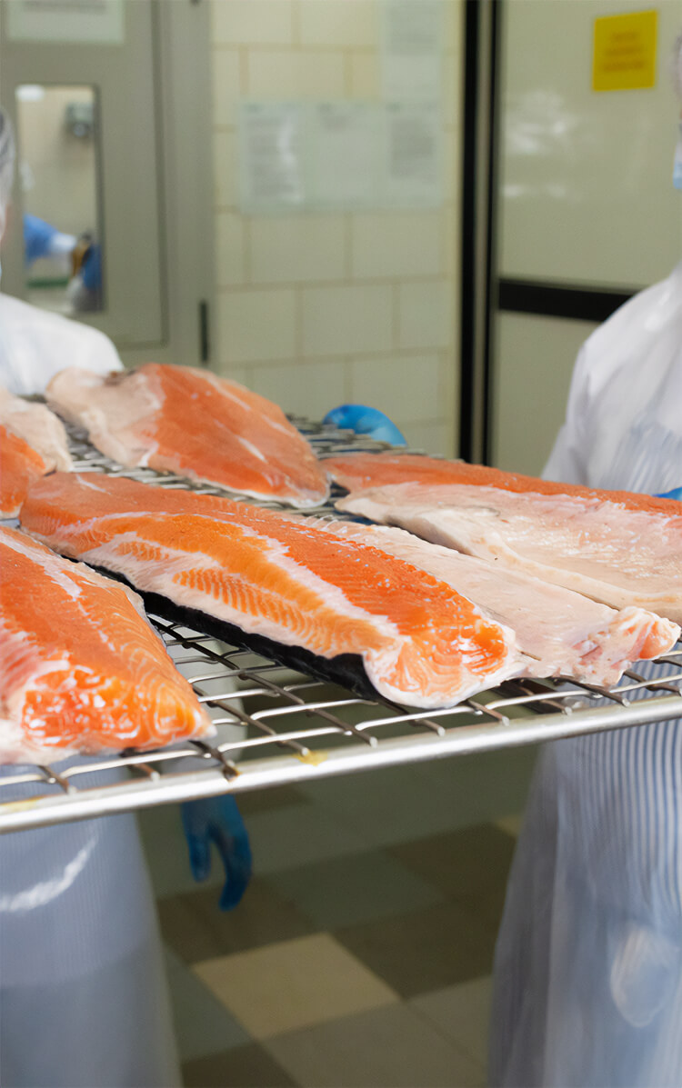 Smoked Salmon Industry for restaurants and hotels in Dubai