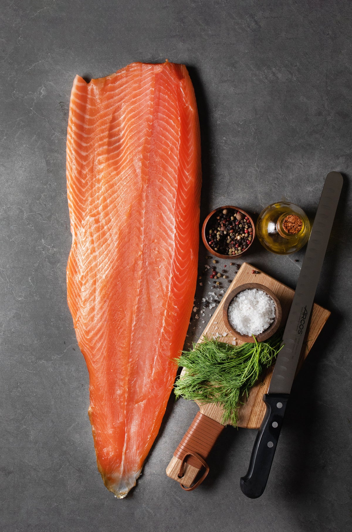 Whole Fresh Scottish Salmon Fillet (1-1.4kg)