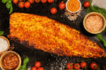 Whole Tomato Marinated Light-Smoked Atlantic Salmon Fillet (1.1-1.4kg)