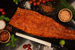 Whole Chili Pepper Marinated Light-Smoked Atlantic Salmon Fillet (1.1-1.4kg)